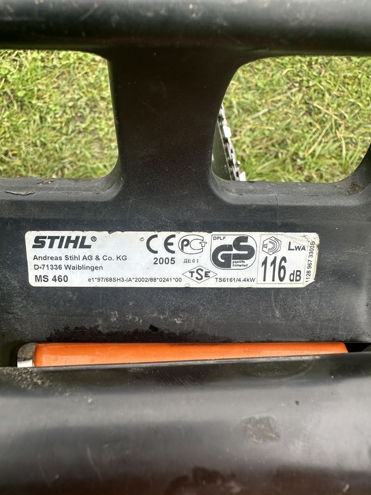 Profesjonalna piła spalinowa STIHL MS 460 o mocy 6 KM