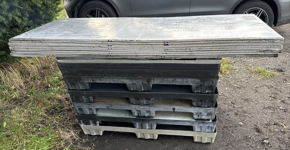 Skrzyniopaleta plastikowa box skrzynia