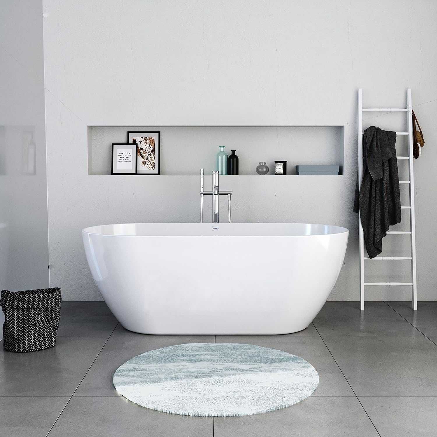 Wanna Duravit DuraMuna 150x75 cm Akryl Biały Połysk