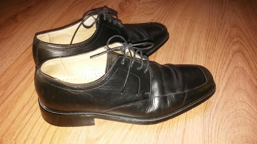 Klasyczne pantofle meskie Marks&Spencer roz 42 dl wkl 27,5 cm