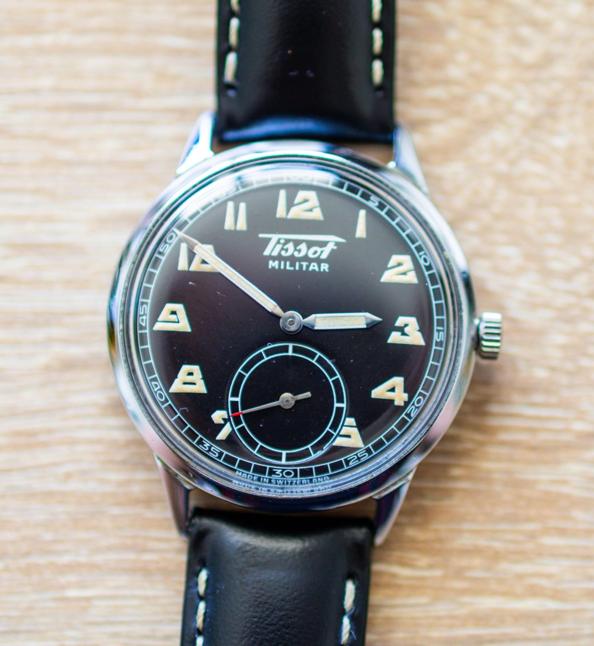 Tissot Militar 66722 Vintage Militarny Unikat mechaniczny