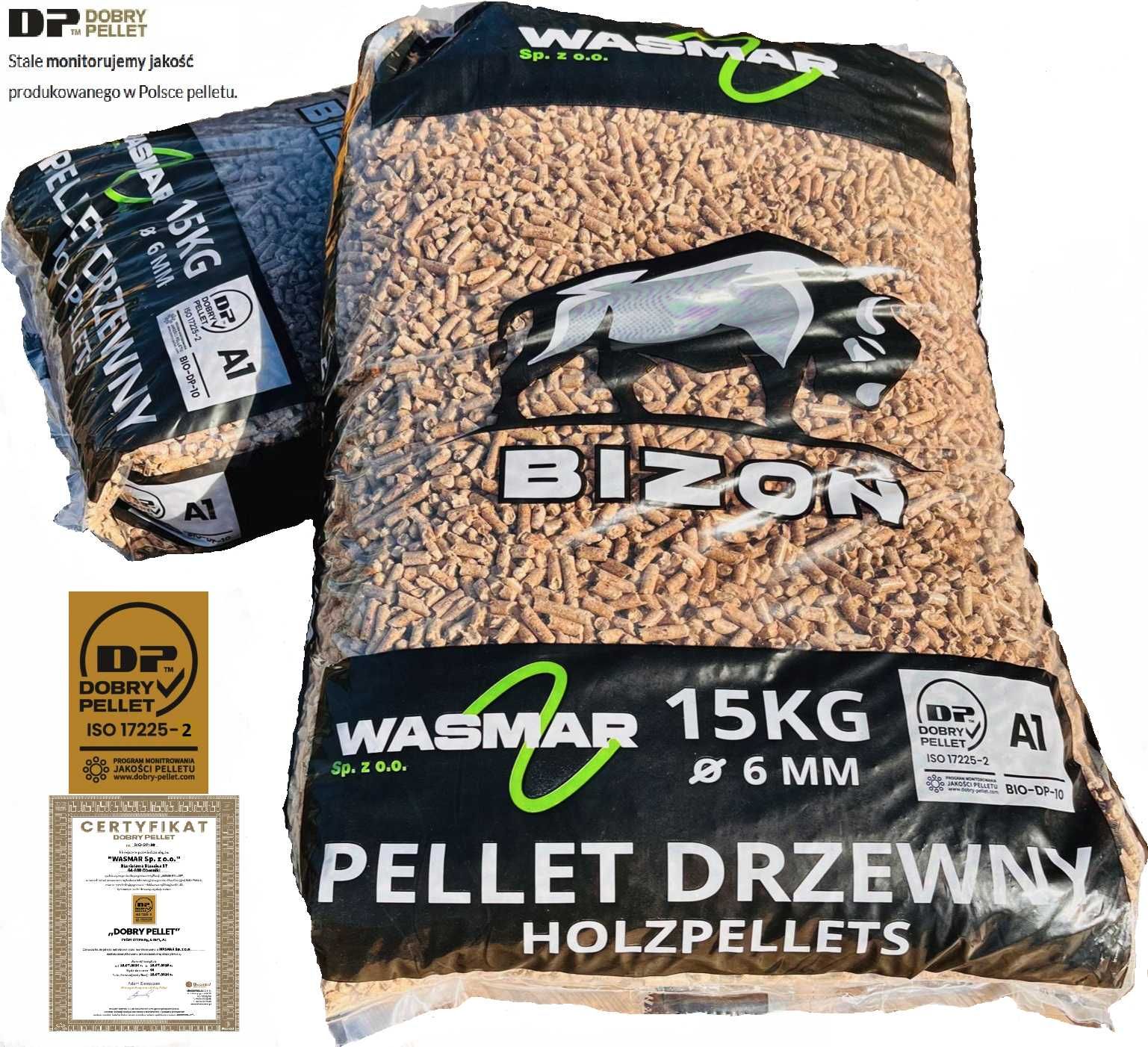 PELLET BIZON certyfikowany A1 - Osielsko