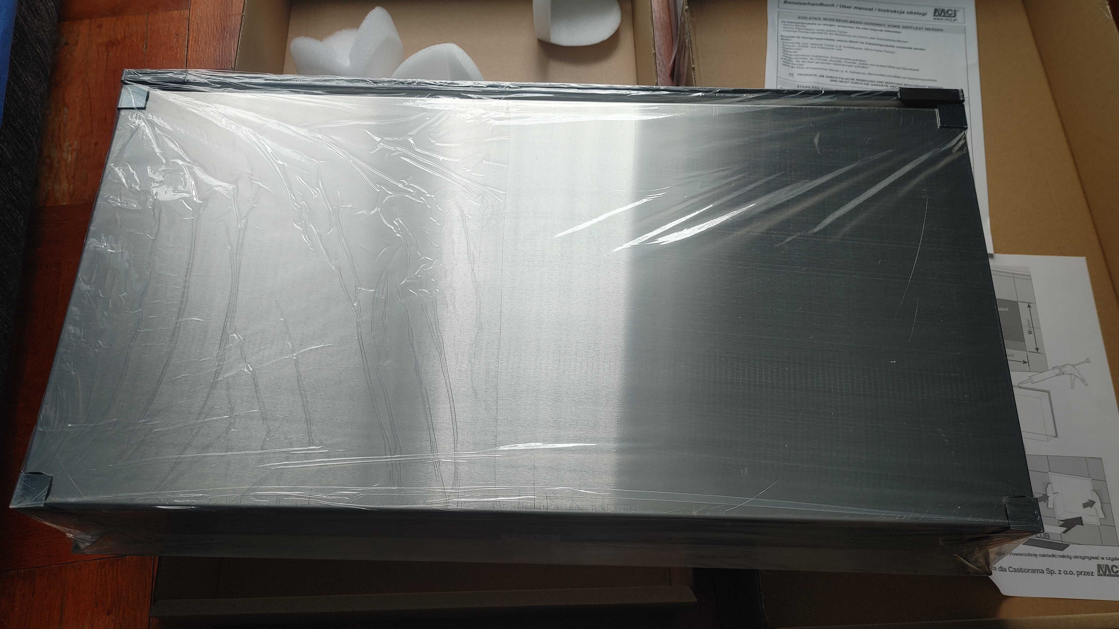 MCJ Półka wnękowa do łazienki stal nierdzewna 60x30 cm CFSPWN 600/10