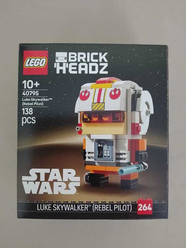 Lego BrickHeadz Star Wars Luke Skywalker pilot Rebelii 40795