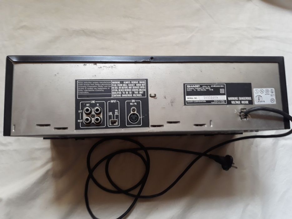 Кассетная Дека Cassette Deck Sharp RT-W500H ремонт