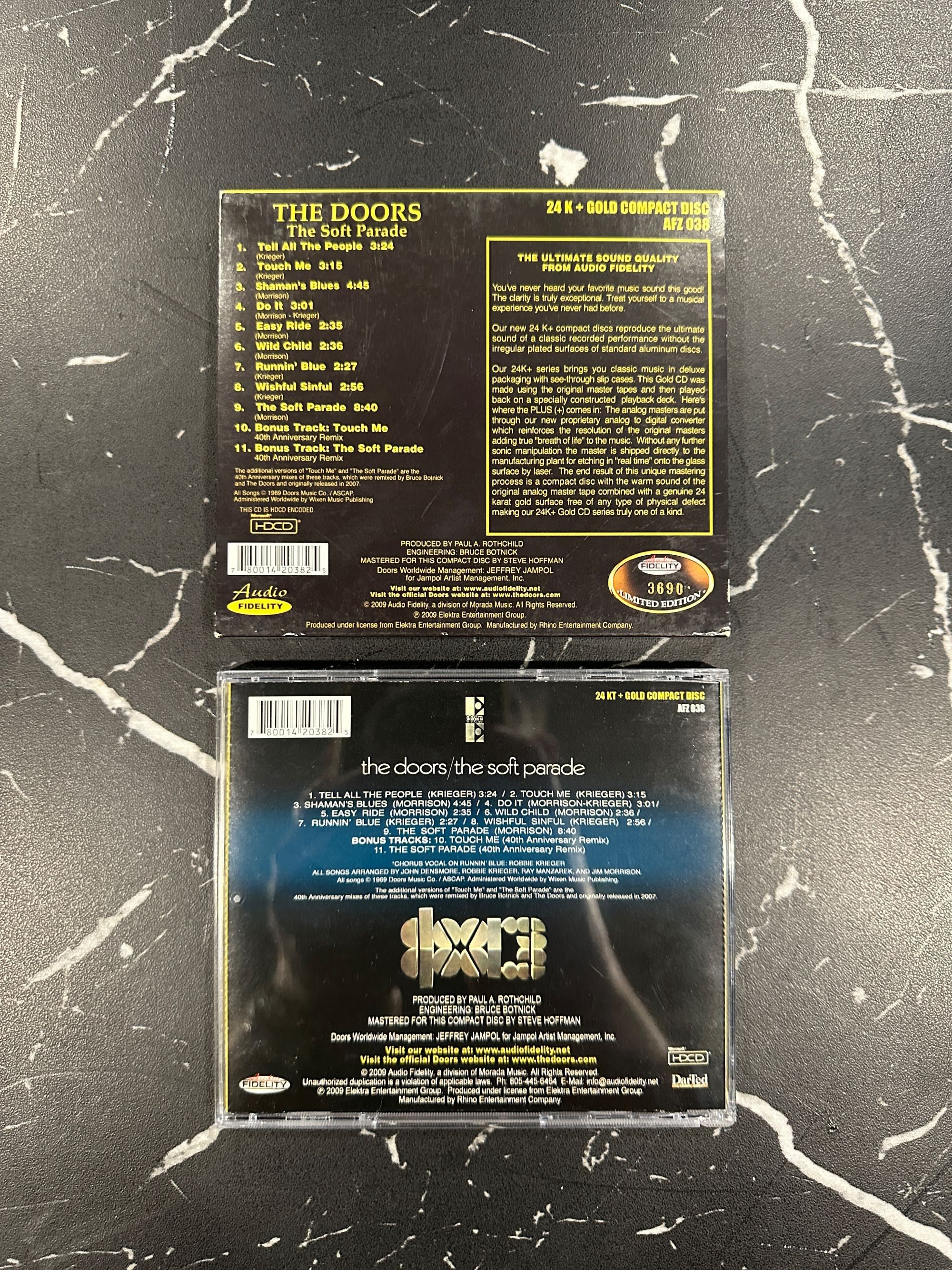 The Doors ‎– The Soft Parade (24k Gold CD Disc)