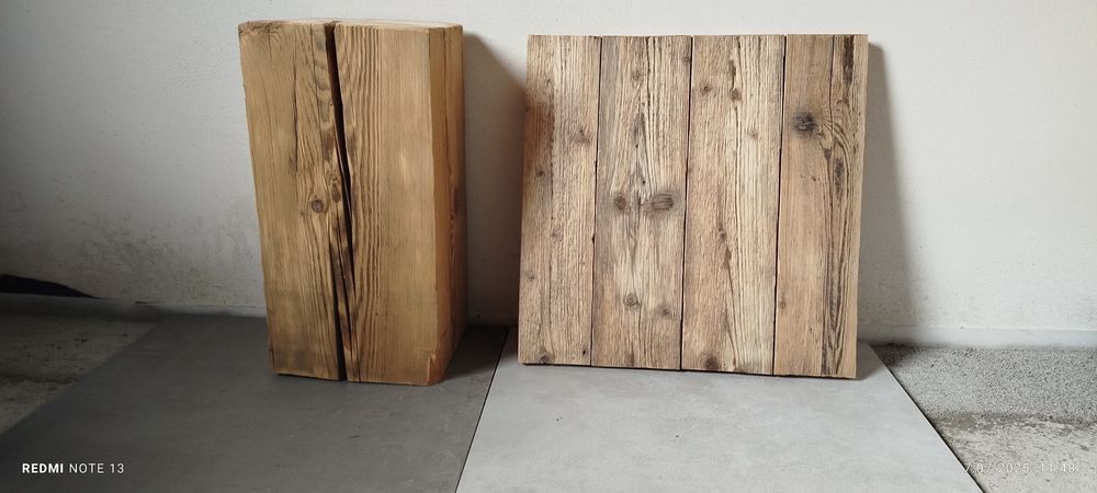 Belki rustykalne stu letnie orginalne modrzew