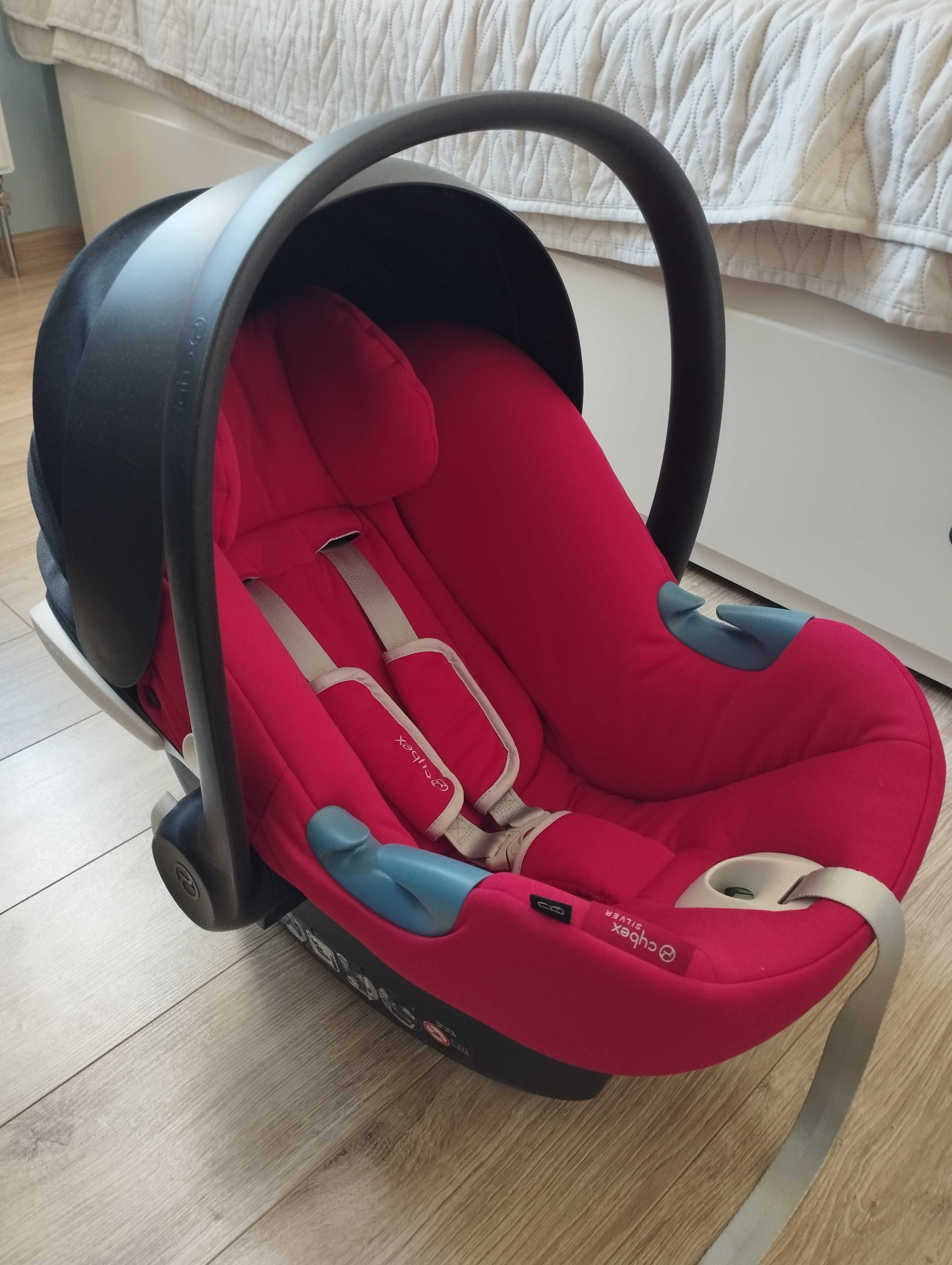 Fotellik Cybex Silver Aton B I-Size Dynamic Red