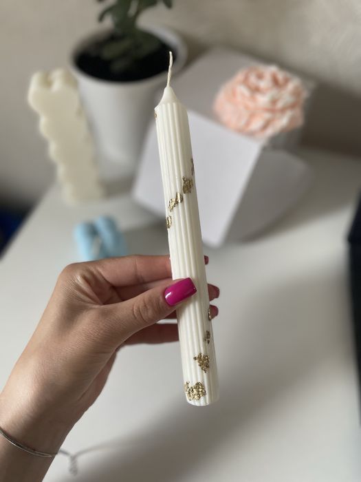 Свічки з натурального соєвого віску