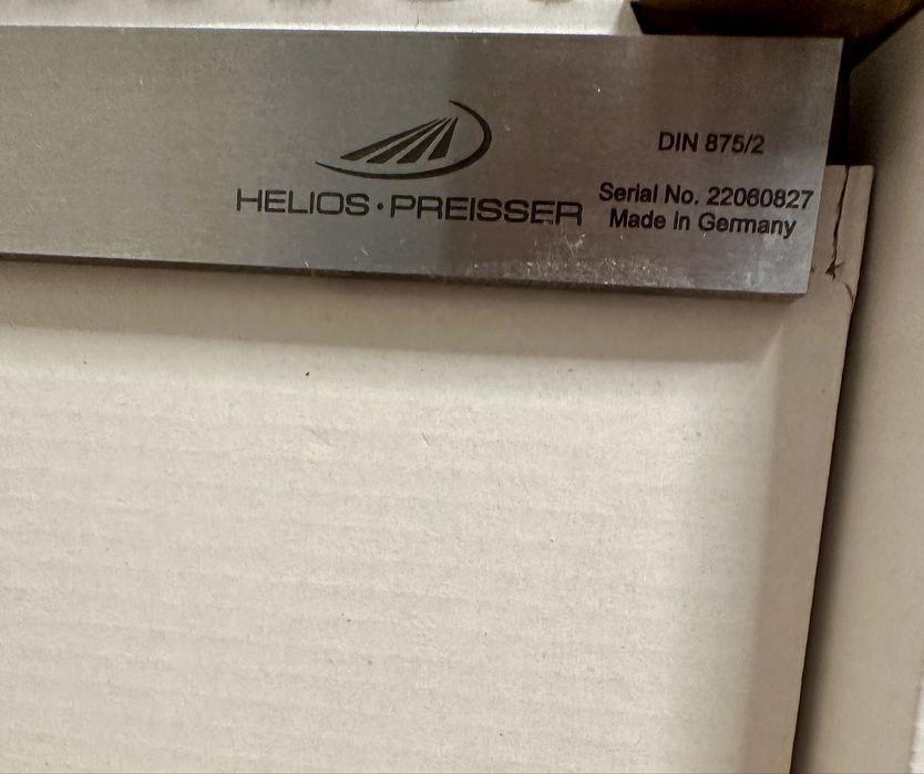 Угольник лекальный поверочный УП 250х160 Helios, Германия