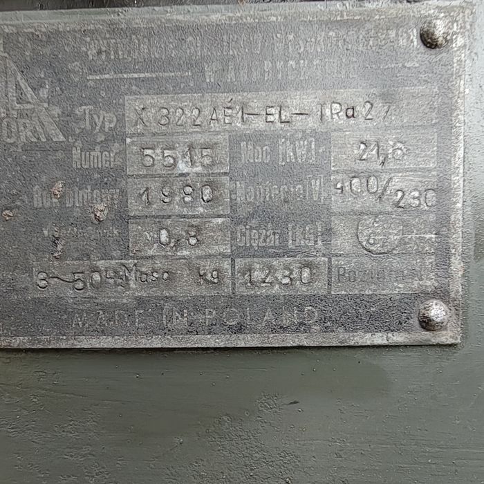 Agregat prądotwórczy 20kVA (16kW) 400/230V nowa instalacja. AVR.