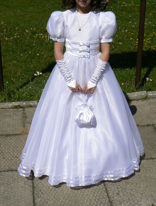 Sukienka komunijna i torebeczka