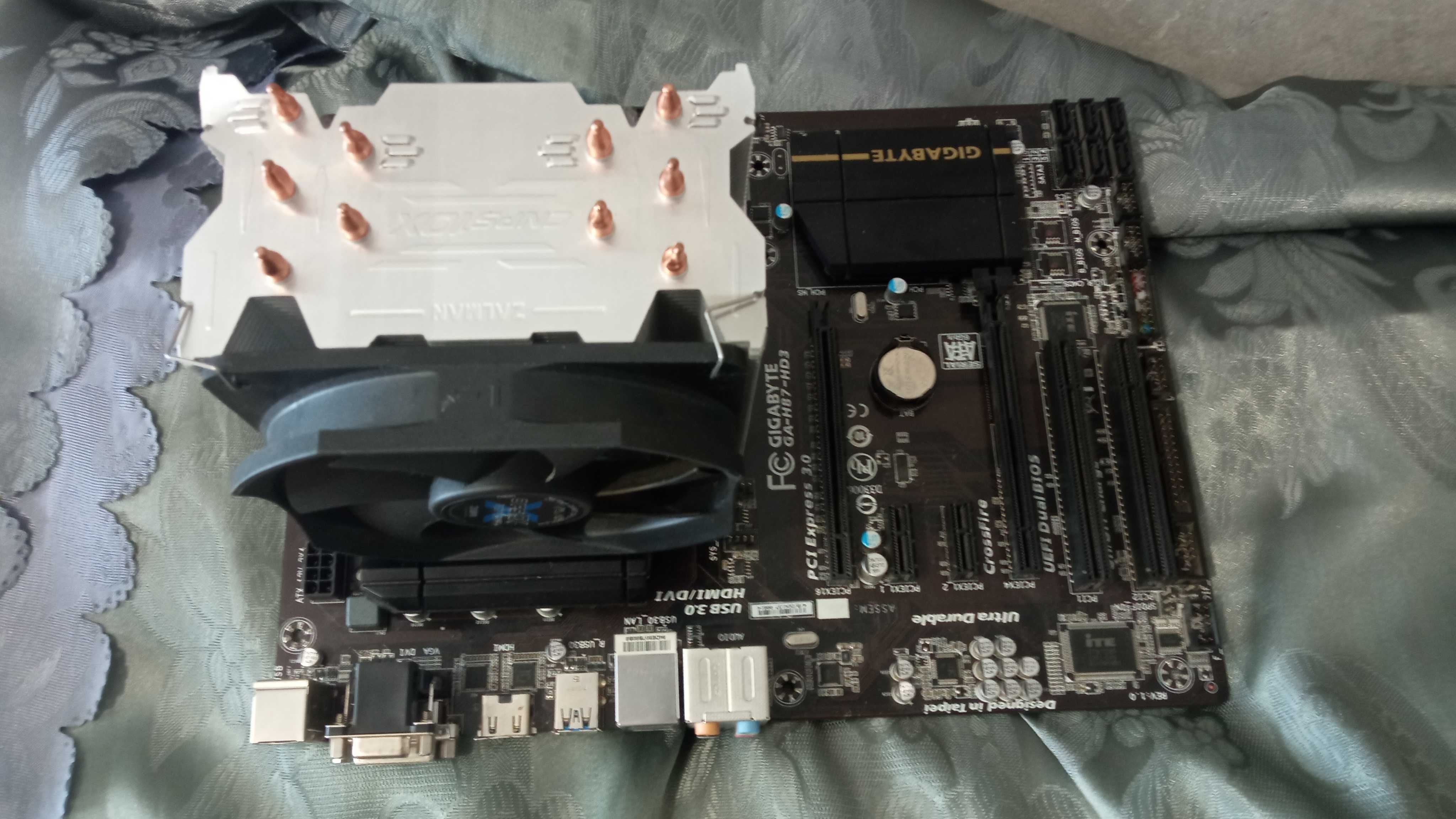 Материнская плата H87-I5 4590-16GB-DDR3-ZALMAN-БАШНЯ, s1150