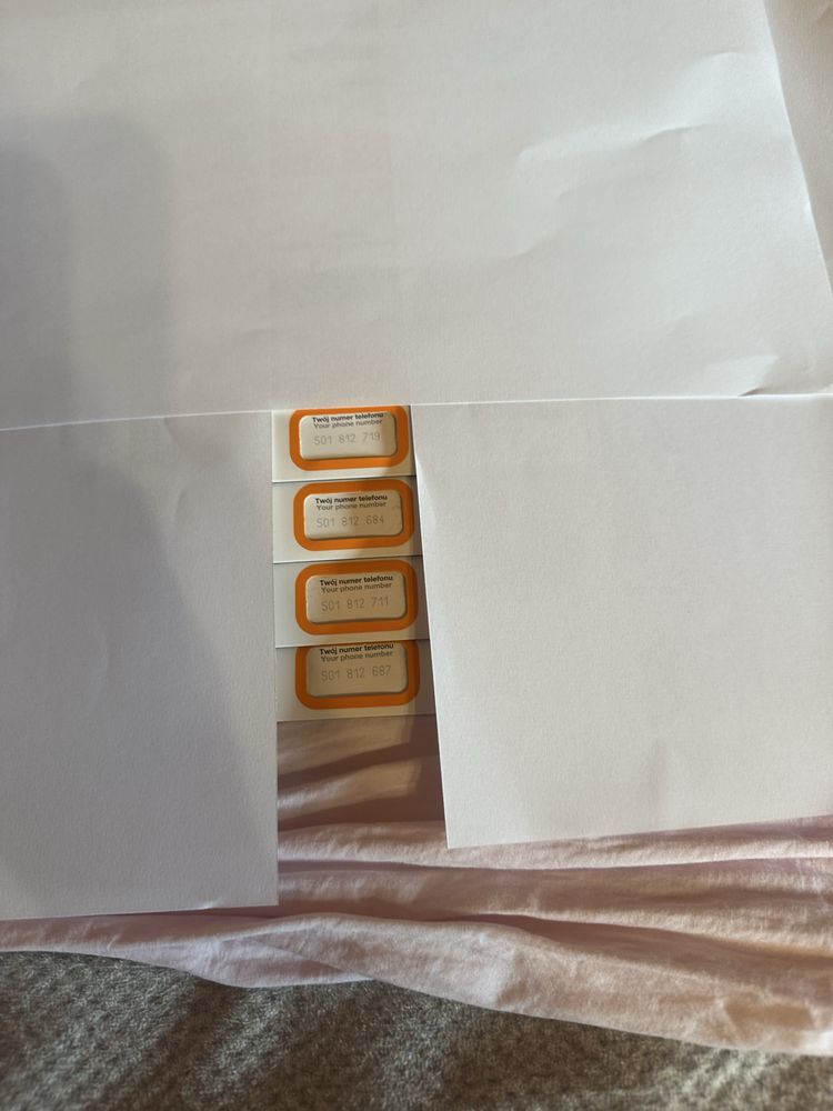 Sprzedam karty sim z zlotymi numerami