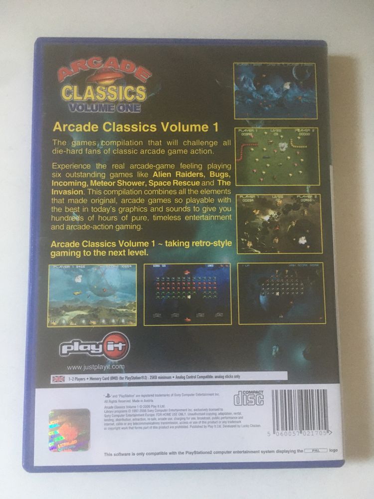 PS2 - Arcade Classics Volume 1