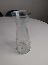 Szklany pojemnik/wazon na wodę ze wzorem