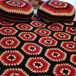 Colcha de lã cama single (hand made)