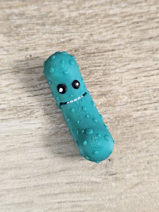 Breloczek Ogórek Pikel 3d - Brelok Druk3d fidget Keychain mixGadzet