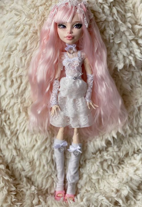 monster high lalka gooliope g1 ooak custom repaint