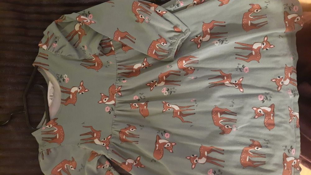 Sukienka h&m sarenki roz. 116