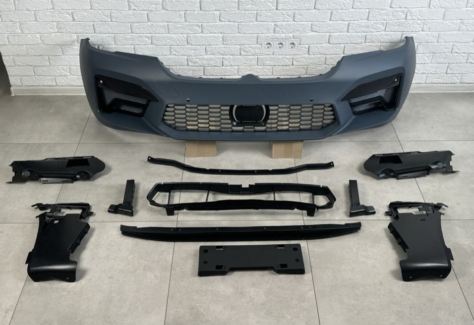Передний Бампер G30 BMW LCI 20-23 стиль м5 бмв г30 решетка новый