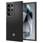 Etui Spigen Enzo Aramid na Samsung Galaxy S24 Ultra - czarny mat
