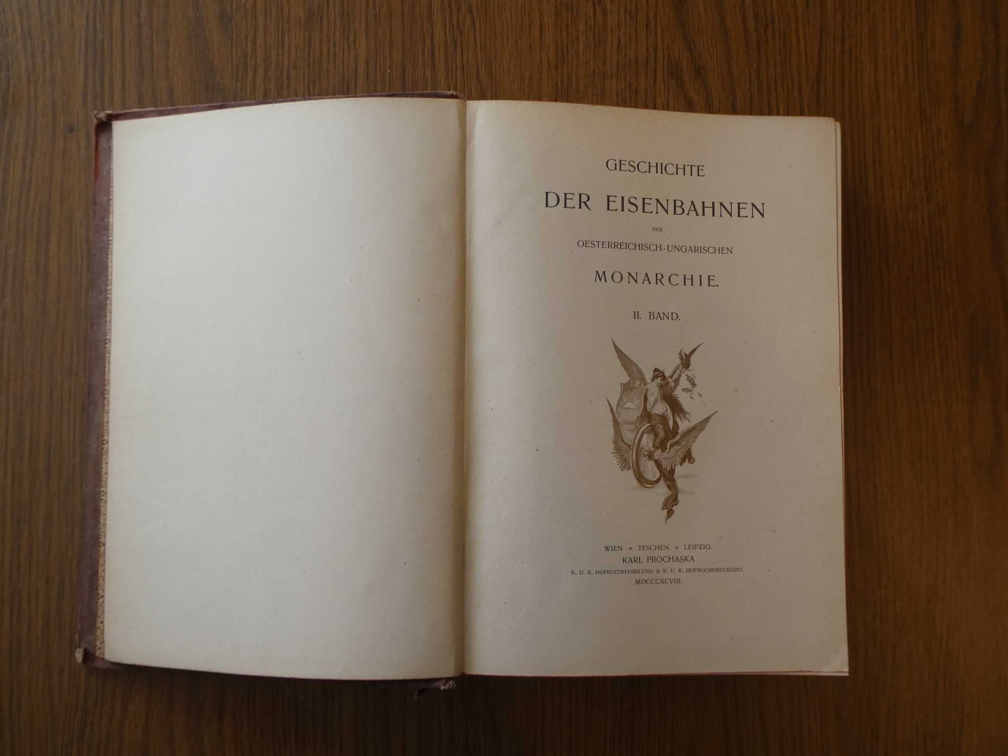 Historia kolei austro-węgierskiej (jęz. niem.) 1898 r - tom II
