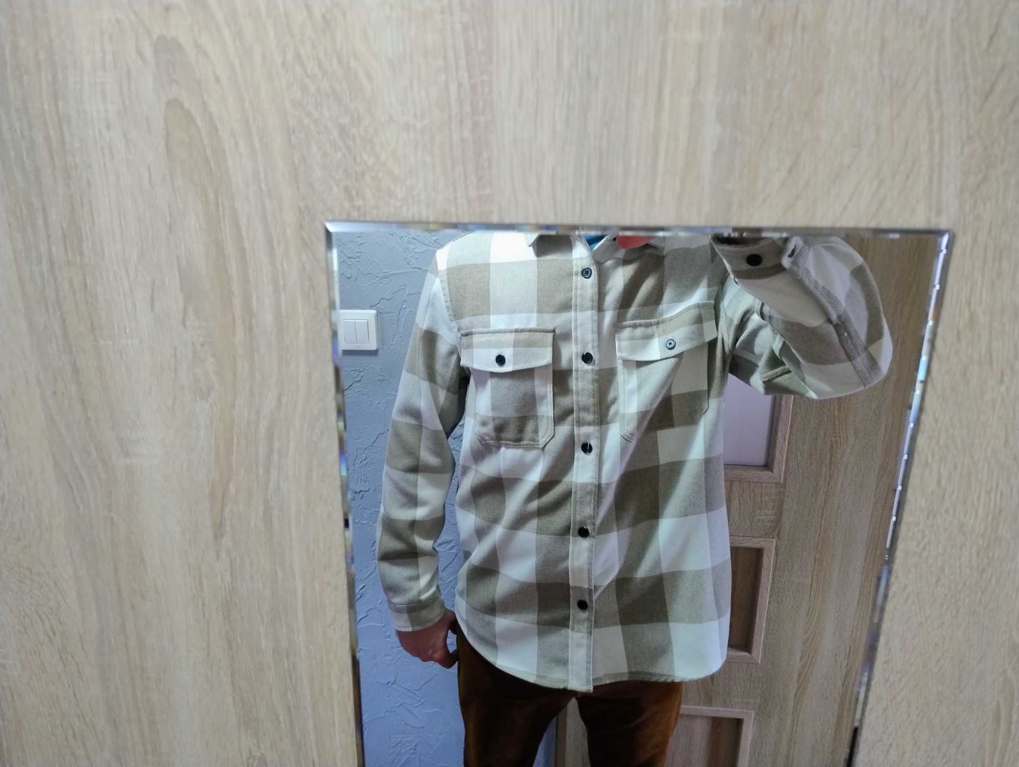 Kurtka koszulowa H&M roz. L w kratkę