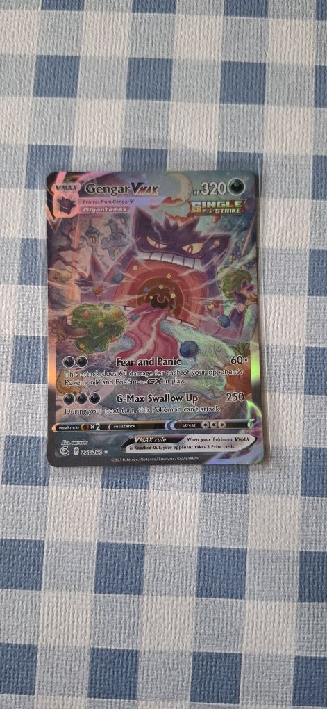 Gengar VMAX ALT ART 271/264 Swsh08: Fusion Strike