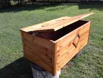 Skrzynia drewniana kufer handmade