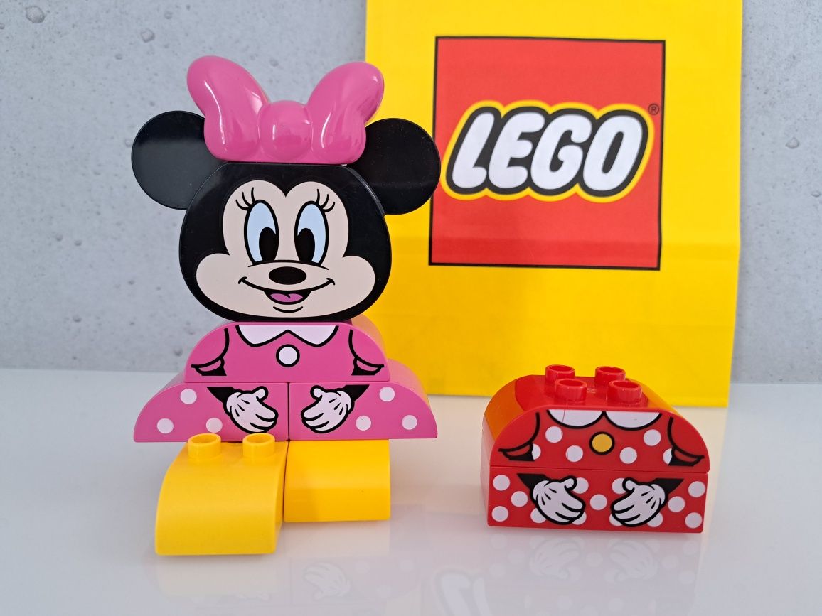 Lego duplo 10897 myszka Minnie + głowa kotka + rybka Yellow Fish