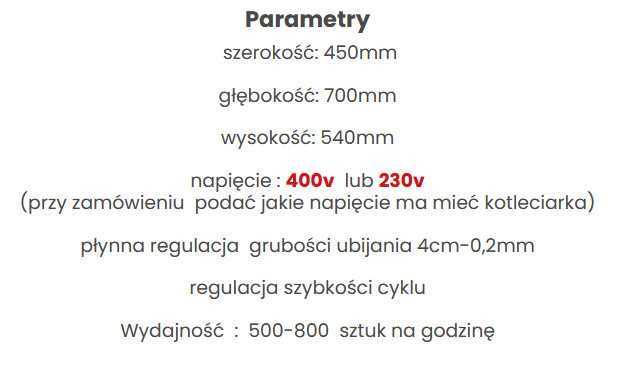 Kotleciarka przemysłowa elektryczna Primax