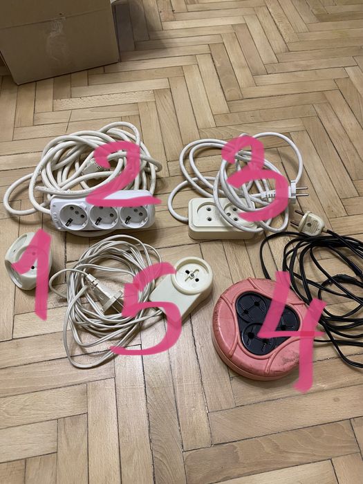 Удлинитель тройник подовжувач