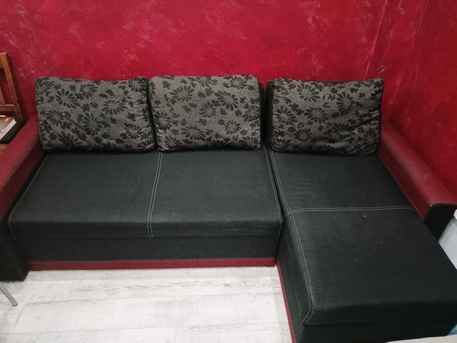 Sofa kanapa narożna z funkcją spania Agata meble