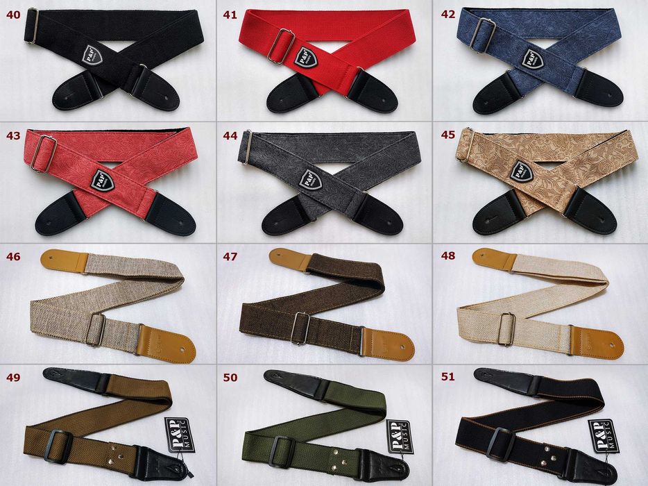Ремень гитарный в ассортименте, ремень для укулеле