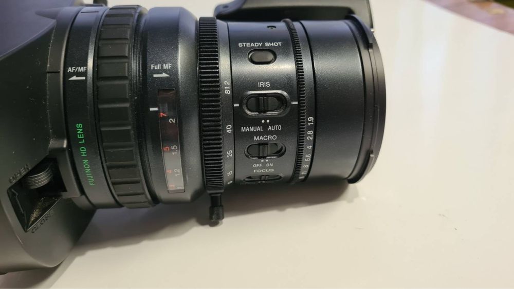 Obiektyw Sony Fujinon z kamery Sony PMW-EX3