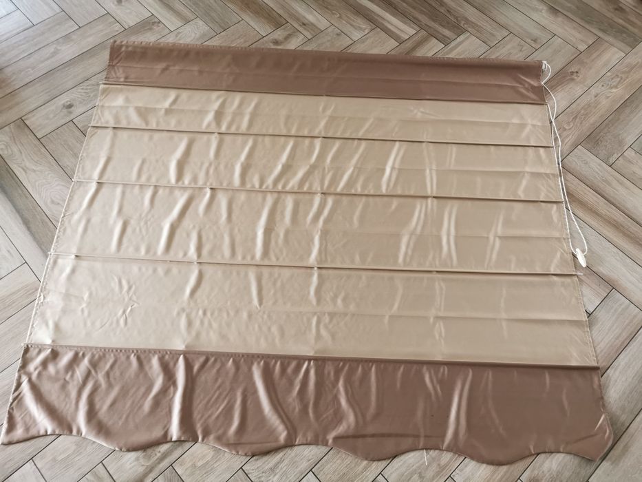 Roleta rzymska szer. 195cm kompletna z b. dobrej jakości materiałem