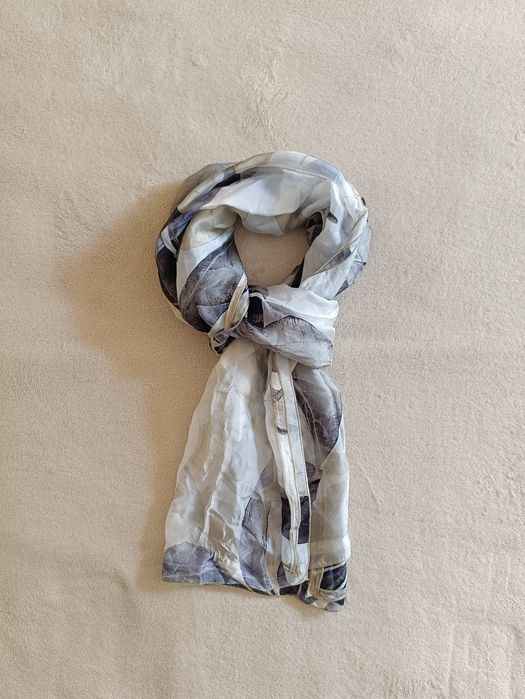 NILE легкий шарф палантин із віскози та шовку