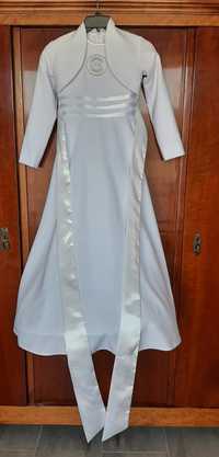 taliowana sukienka ALBA do komunii rozm. 146 cm