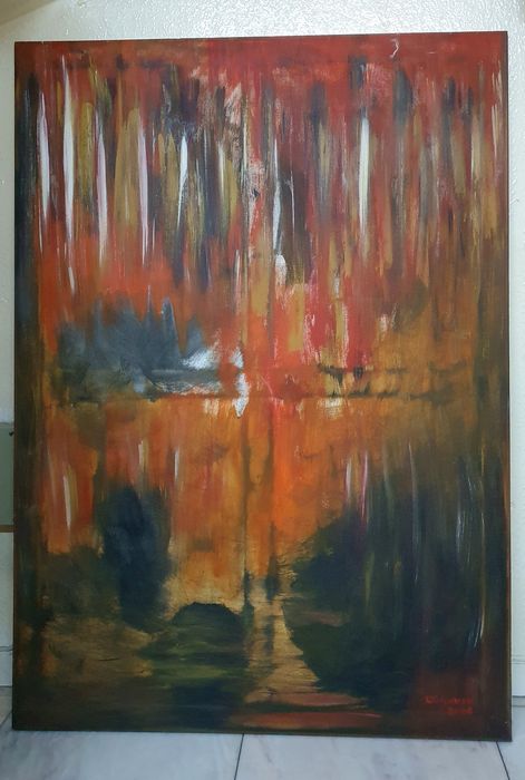 Quadro pintura acrílica