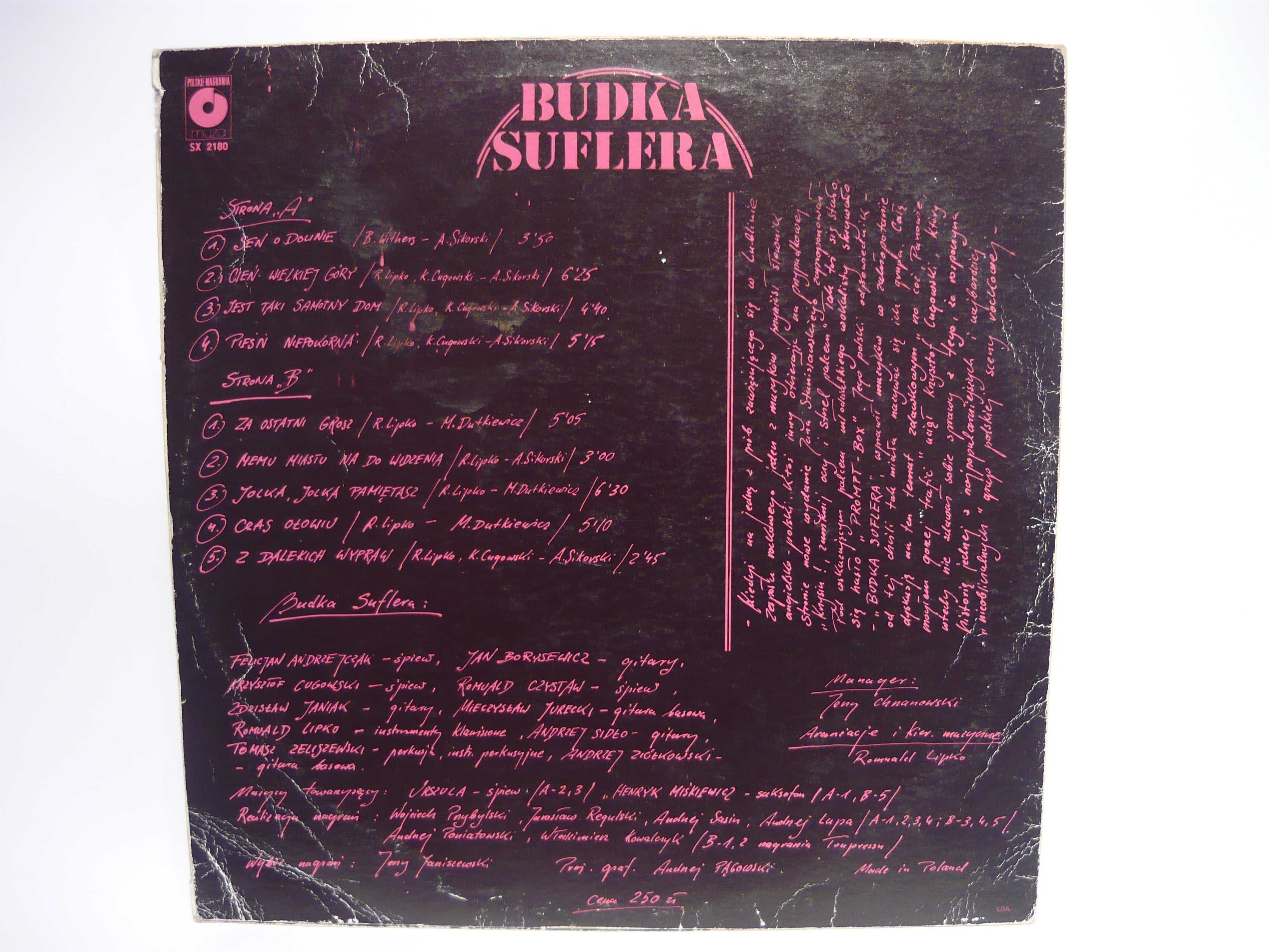 Budka Suflera 1974 - 1984 winyl retro