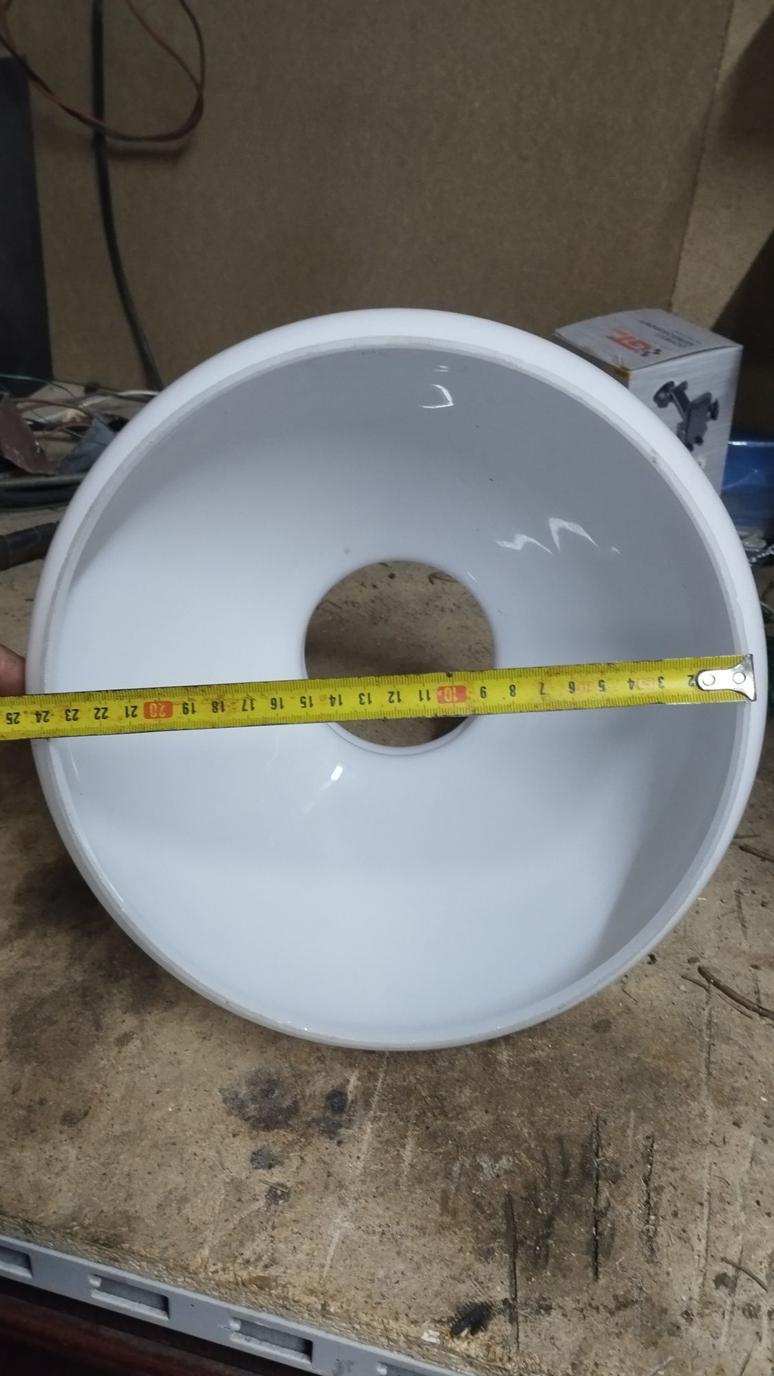 Klosz do lampy naftowej 24cm
