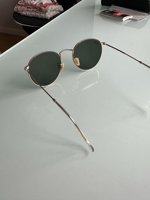 Ray Ban RB3447N 001 Round Metal
