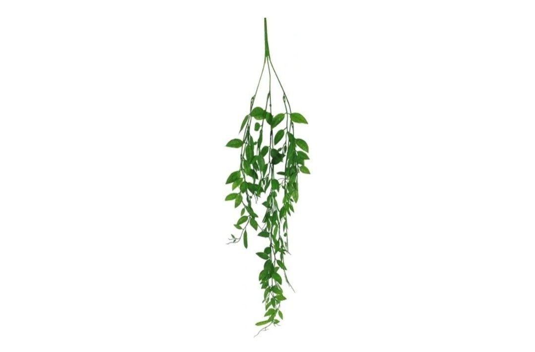 Liść zielona girlanda wisząca gałązka liście 95 cm