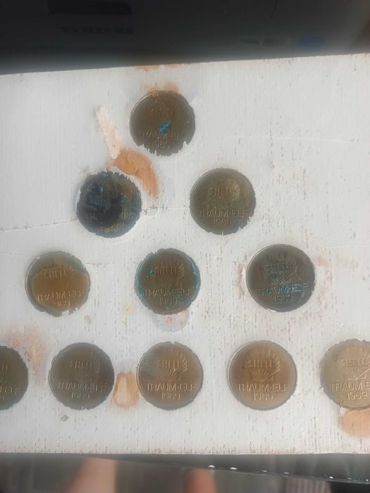 Монеты Football Shell 1969 Dream Eleven 69, чемпионат мира по футболу