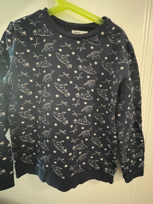Bluzy dla chłopców / bliźniaków 140 Dinozaury