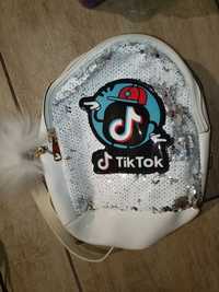 Plecak z logo Tik Tok