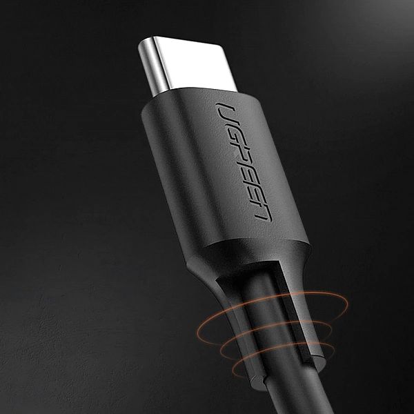 Kabel Ugreen US286 USB-C - USB-C PD QC 3A 480Mb/s 1m - czarny