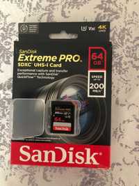 SanDisk Cartão SDXC Extreme PRO de 64 GB