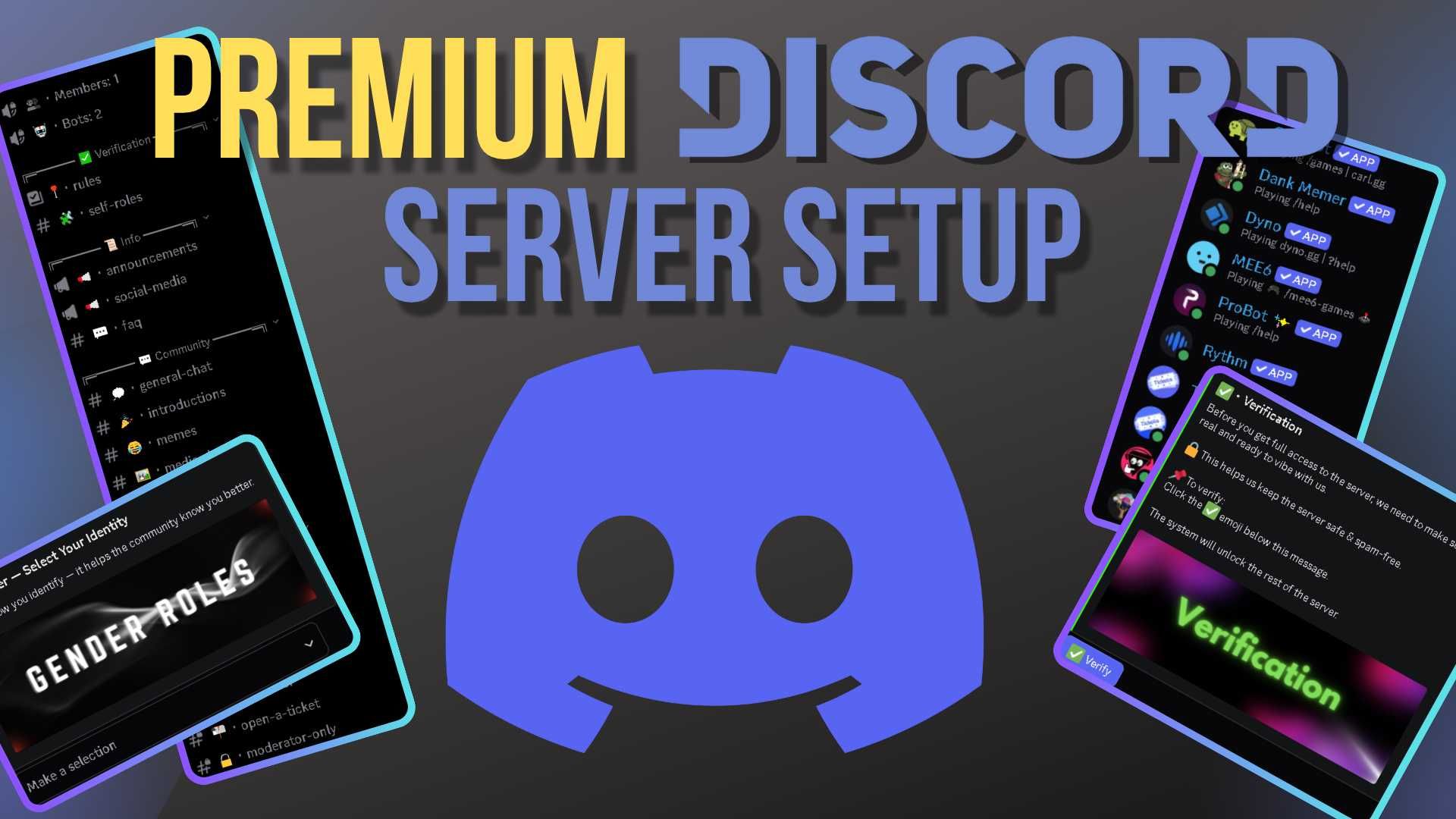 Profesjonalny Serwer Discord • Marka Osobista / Sklep / Społeczność